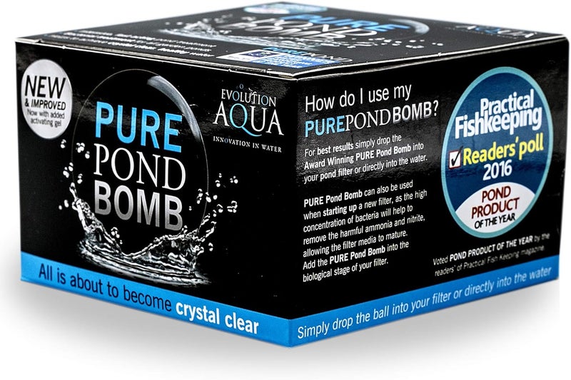 Evolution Aqua Pure Pond Bomb - Fast Acting Bacterial Treatment for Crystal Clear Healthy Pond Water, Treats Up to 20,000 Litres - Image 2